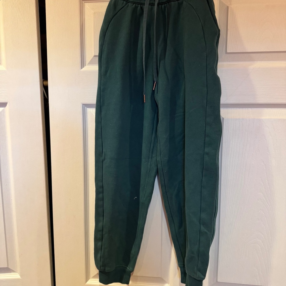 Green Lululemon sweats